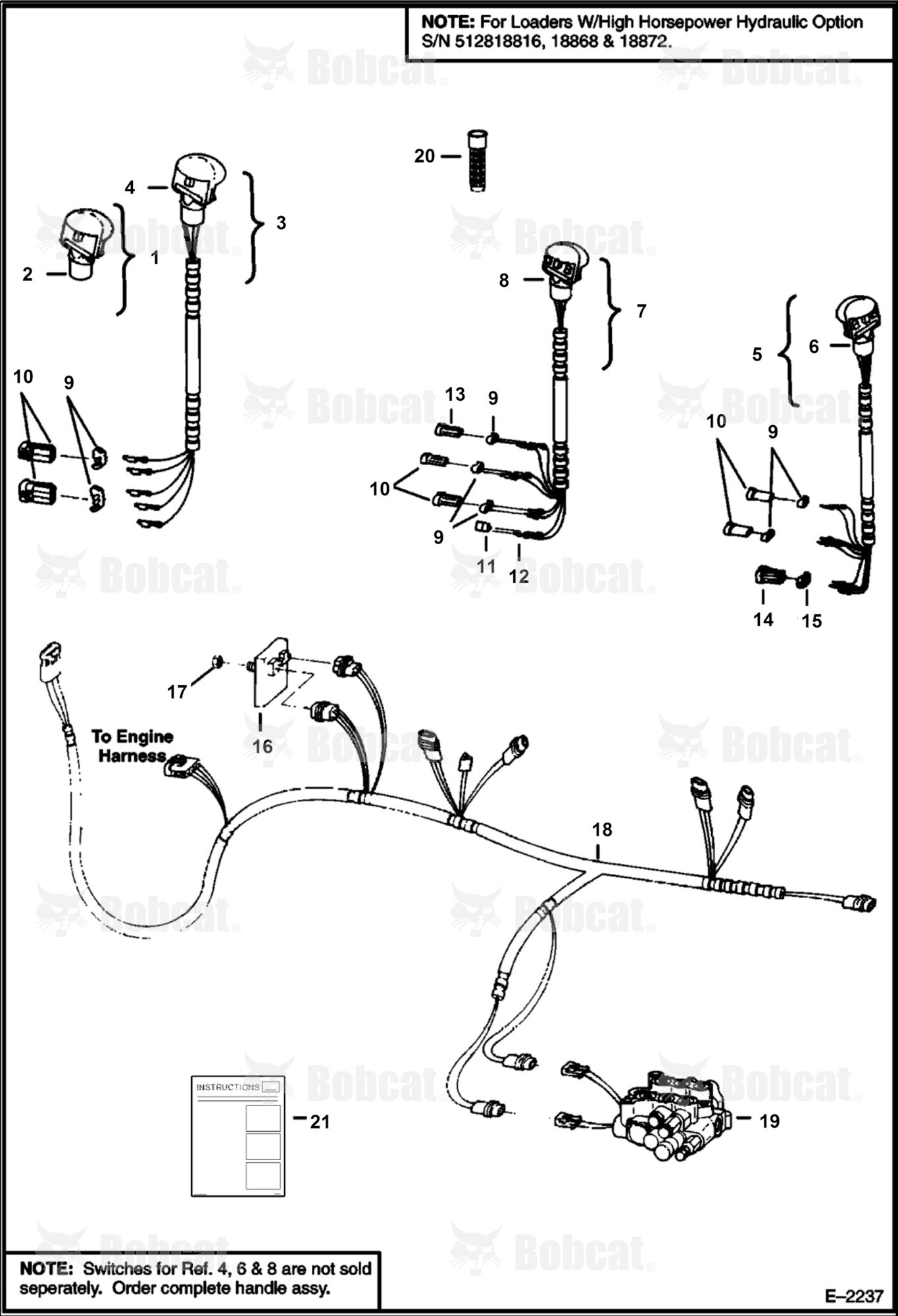 Controls Electrical Circuitry (SEE NOTE) 512816001 - 512818873, 508418001 - 508418085, 509718001 - 509718112