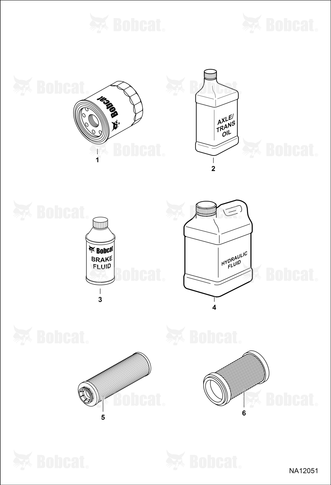 Scheduled Maintenance Items (Every 1000 Hours)