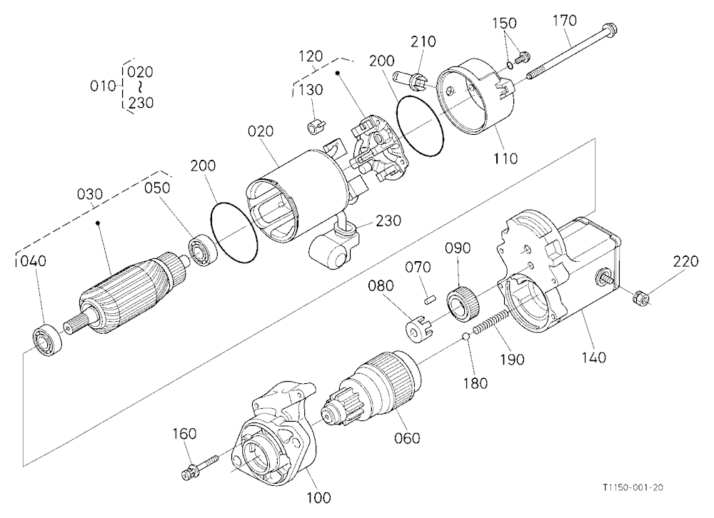 Starter [Component Parts](Not For Reman Unit)