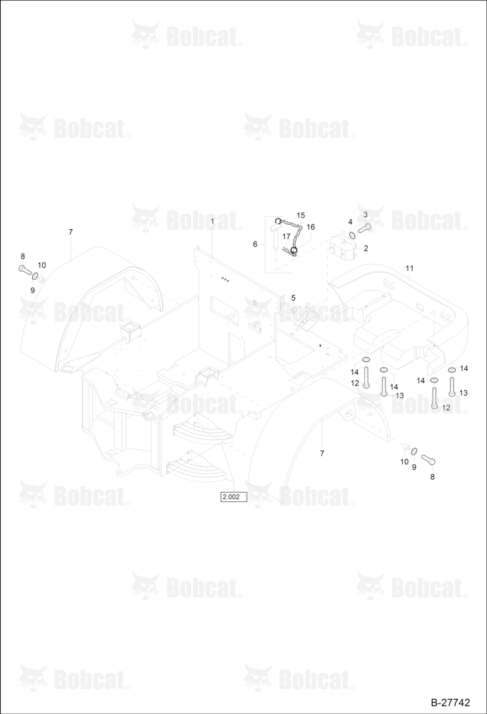 Rear CHASSIS, Mud Guard