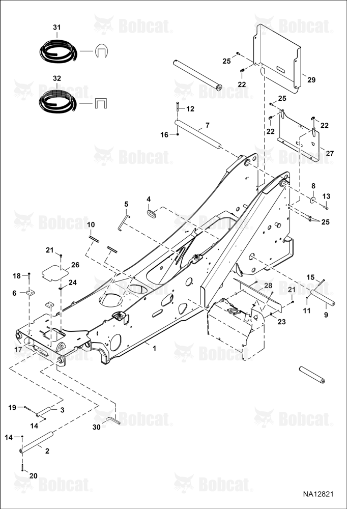 Main Frame (Leveling) B41C11001 & Above