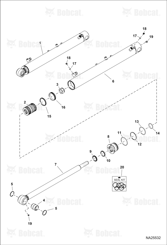 Arm Cylinder (Pedro Roquet) B3Y413603 & Above