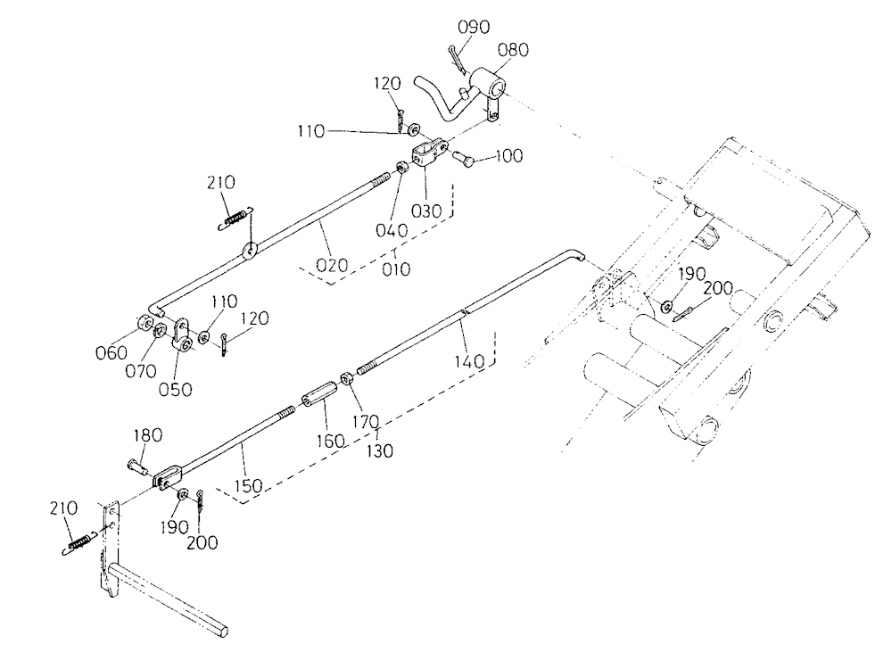 Diff. Lock Clutch Rod