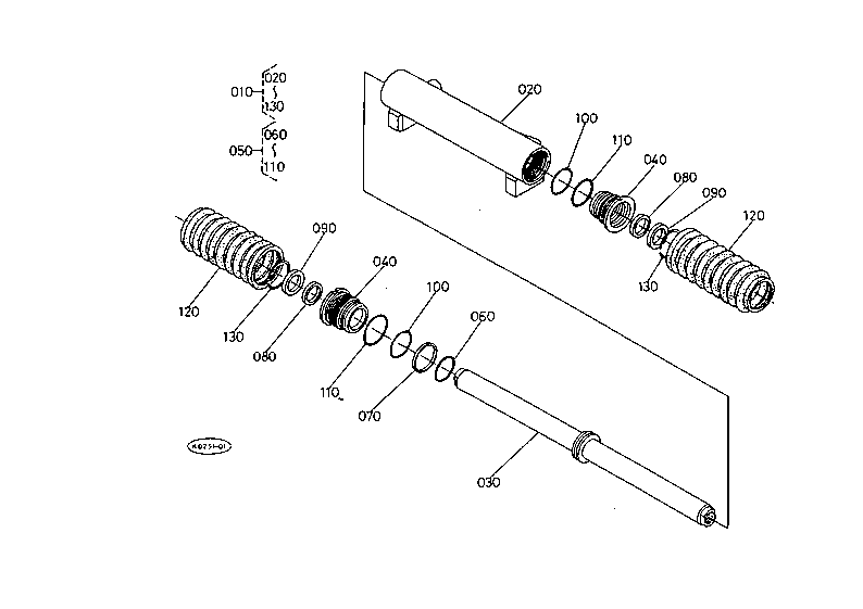 Cylinder [Mudder] (Section Parts)