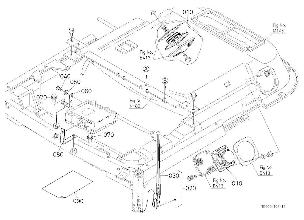Speaker Kit (W/G No.L8332) [Cab Type] [Option]