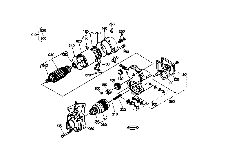 Starter (Component Parts)(Not For Reman Unit)