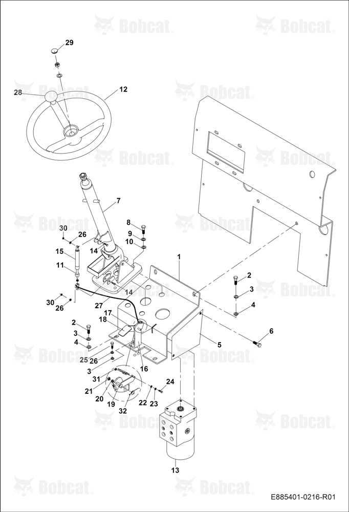 Steering Column and Unit B45211000 - B45211036
