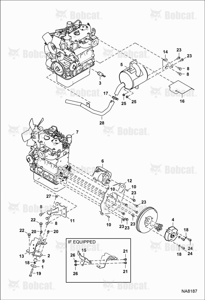 Engine & Attaching Parts (Air Cleaner, Muffler)