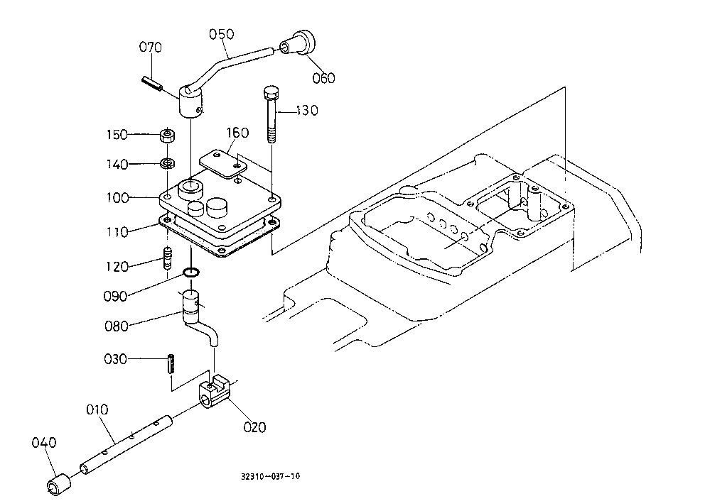 Pto Gear Shift Lever