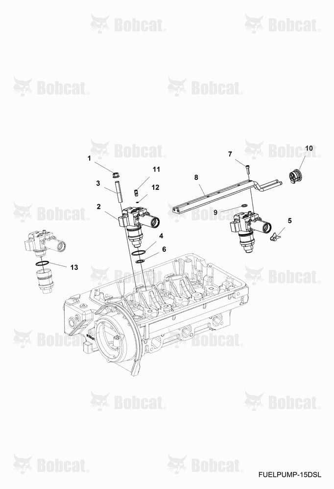 ENGINE, Fuel Injection PUMP, Delivery Pipe
