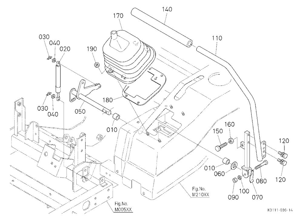 Speed Control Lever Lh