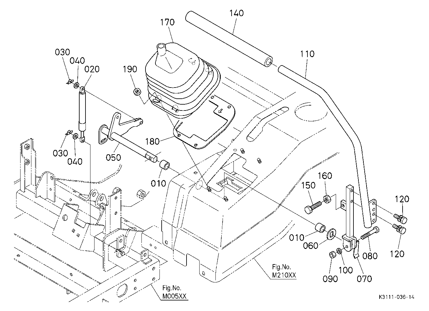 Speed Control Lever Lh