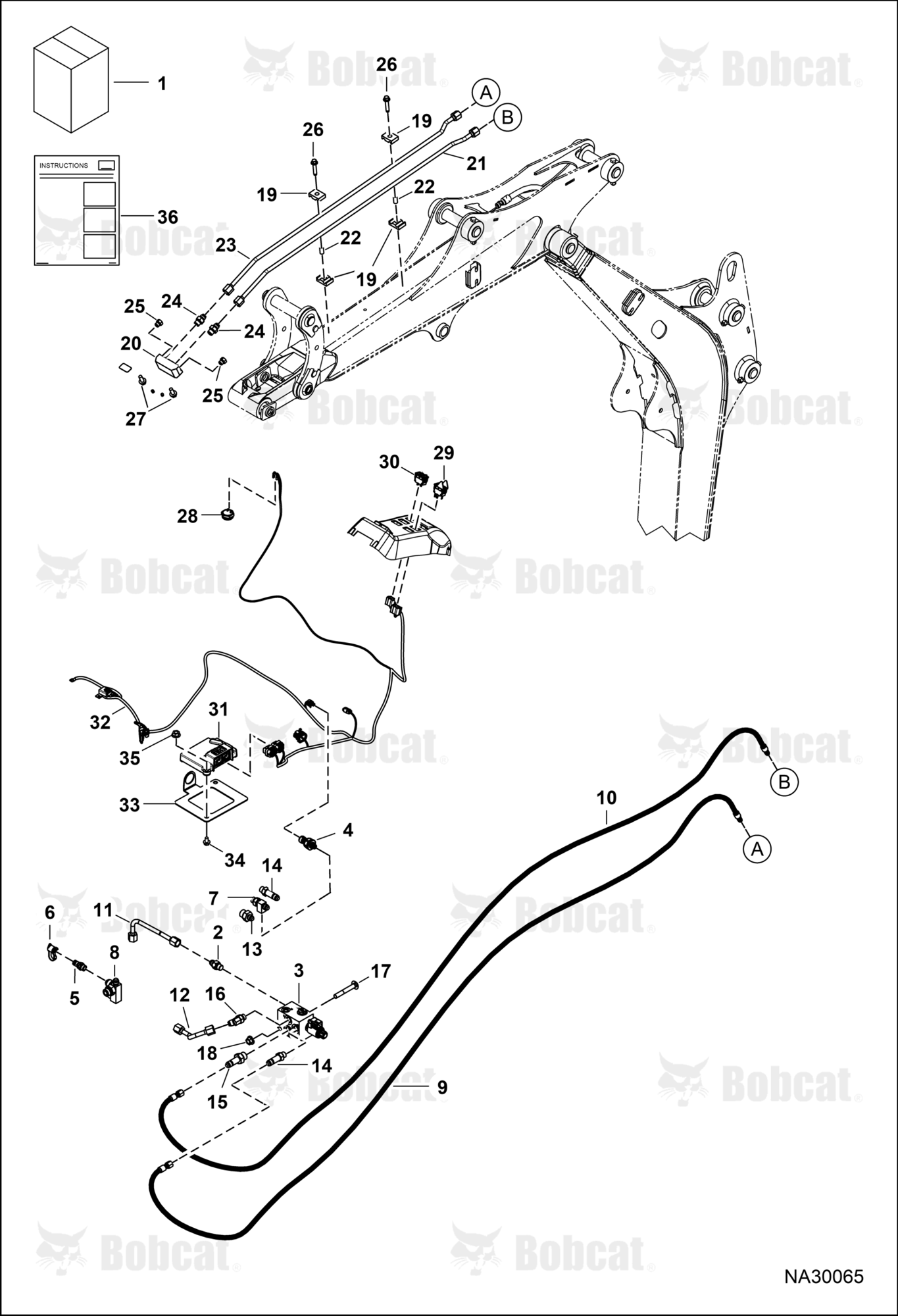 Hydraulic AUX 5 Kit (Standard Arm)