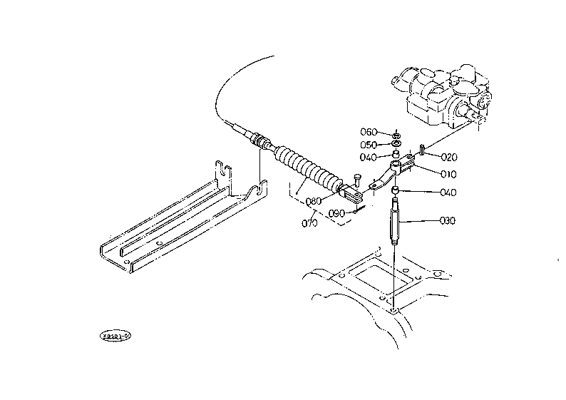 Pto Control Cable With Cab