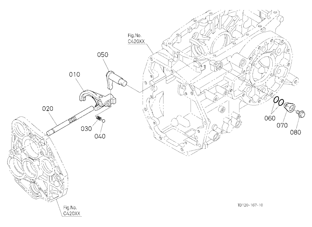 Creep Speed Kit (Shift Fork) (W/G No.L8324) [Optio