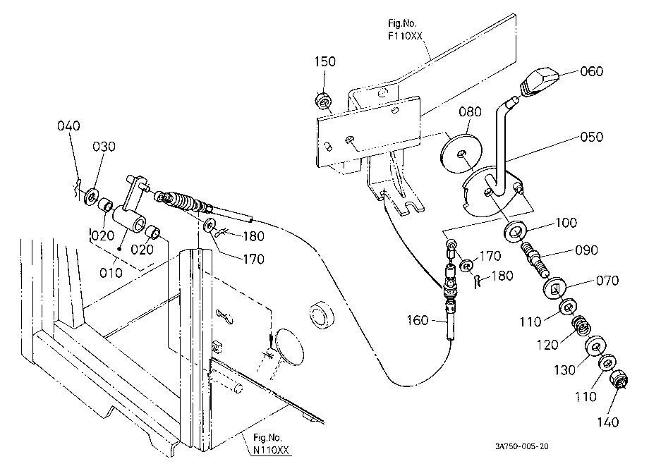 Hand Accelerator Lever [Cab Type]