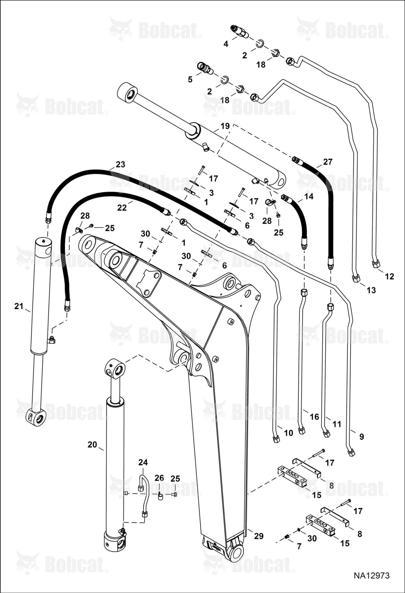 Hydraulic Circuitry (Work Tubelines & Cylinders)
