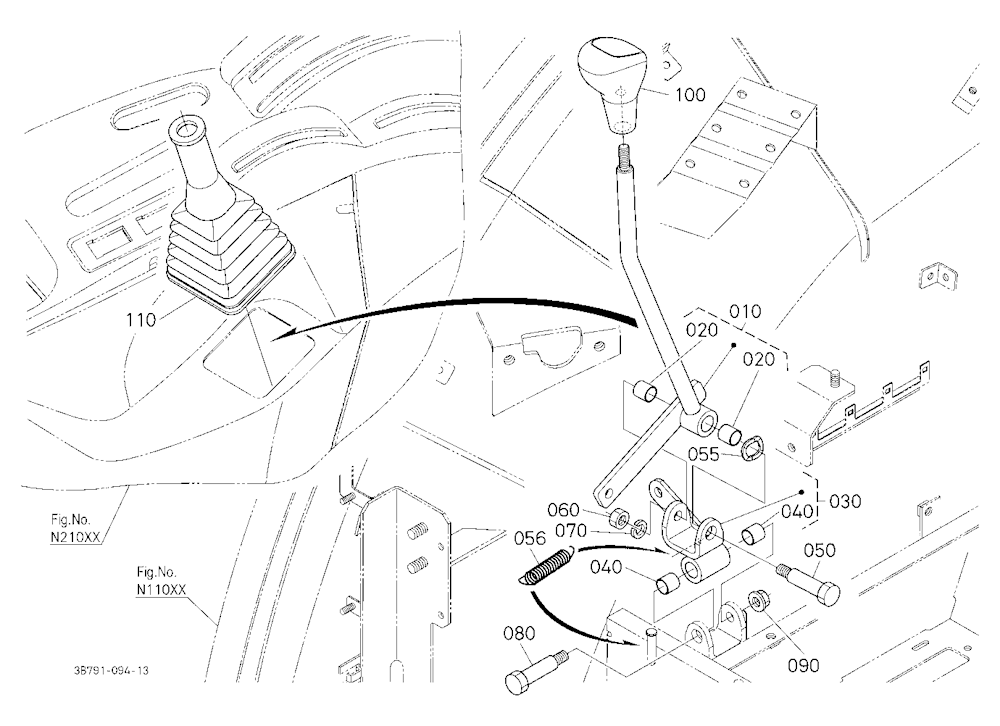 Main Gear Shift Lever