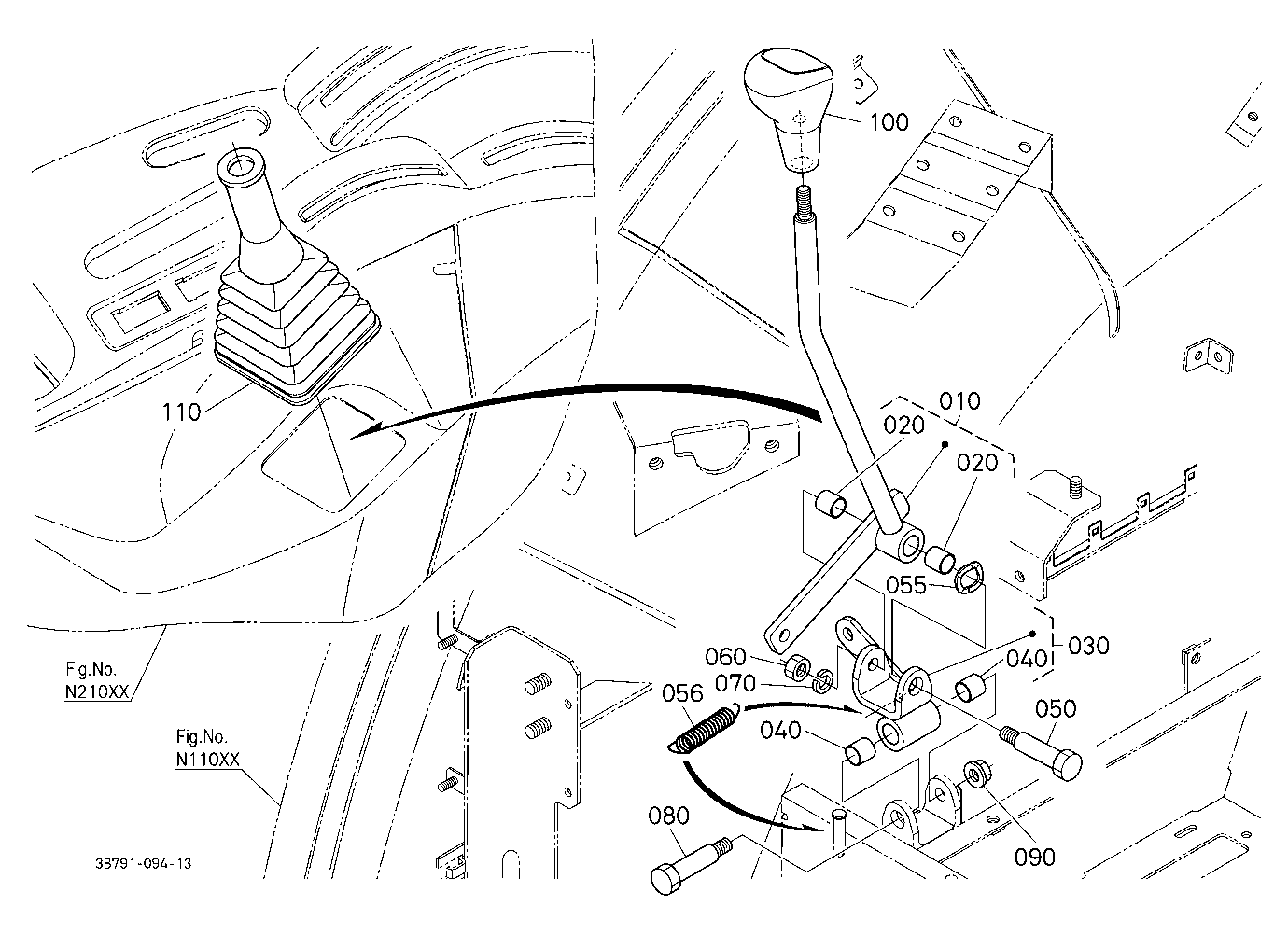 Main Gear Shift Lever