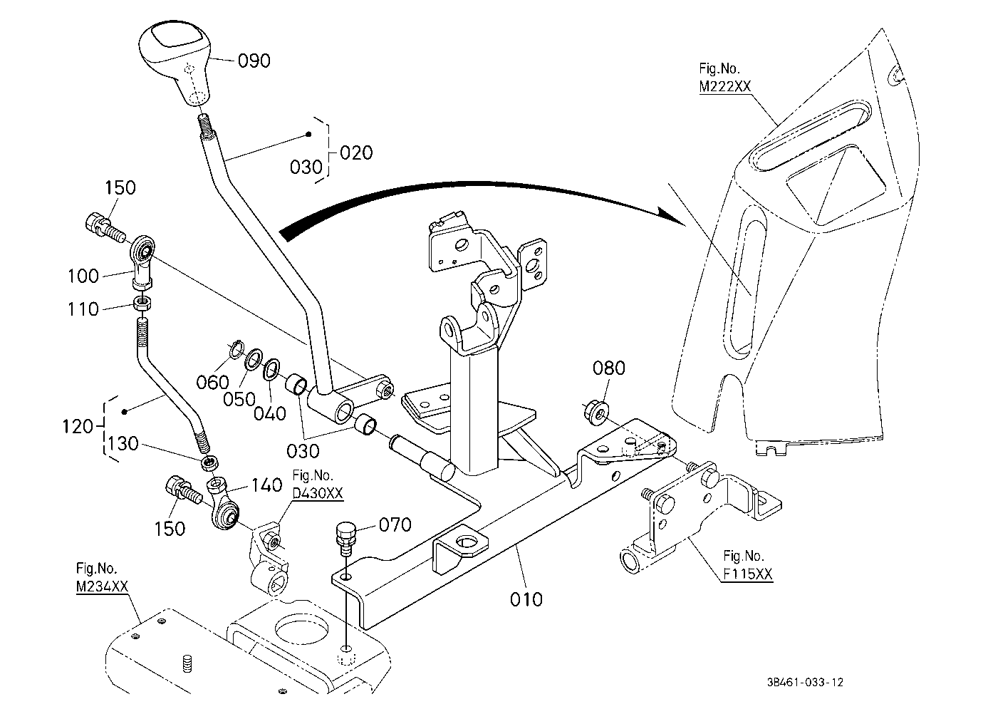 Range And Creep Gear Shift Lever