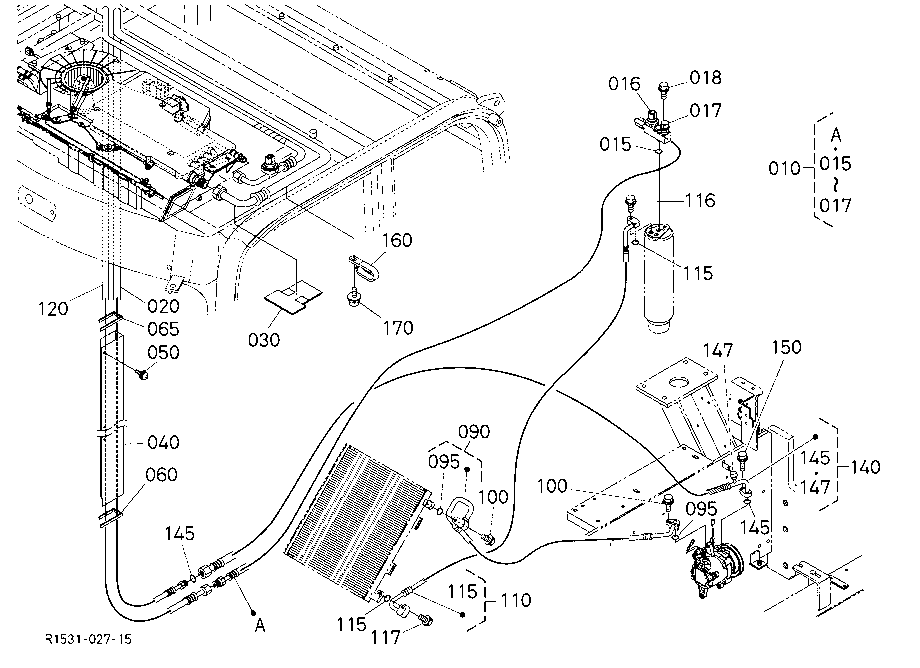 Cabin (Air Conditioner Condenser Hose)