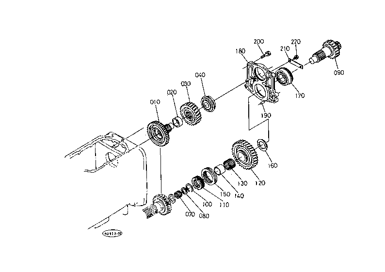 Hi-Lo Gear Shaft