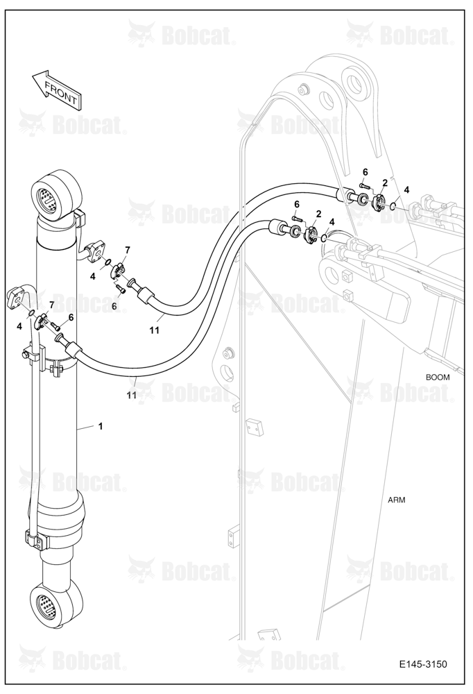 Arm Piping (Arm 3.0m)