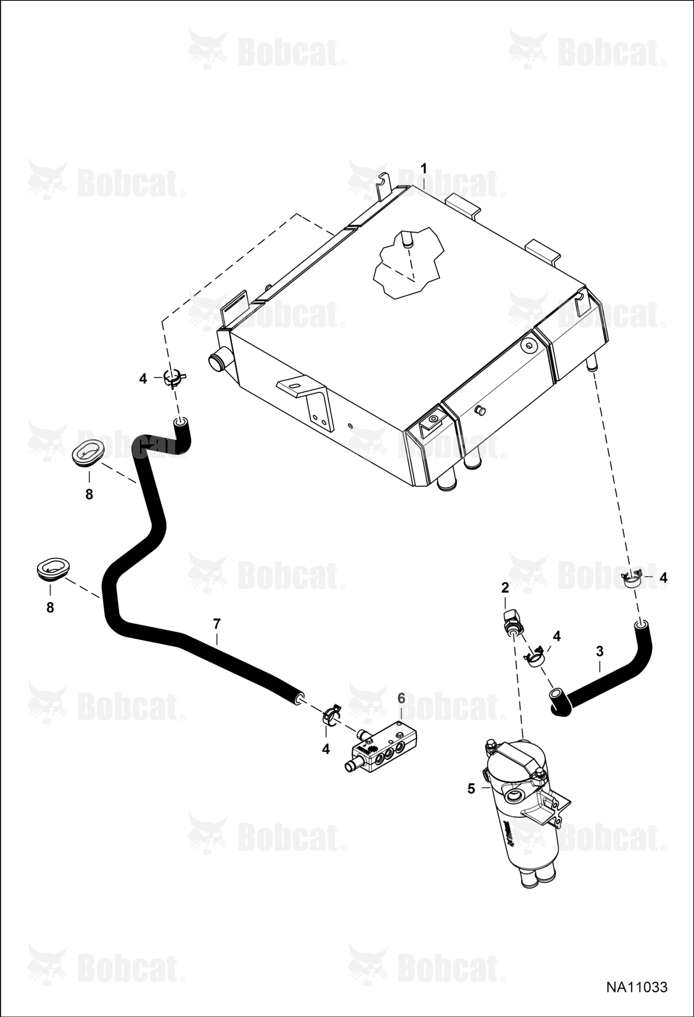 Hydrostatic Circuitry (Cooler)