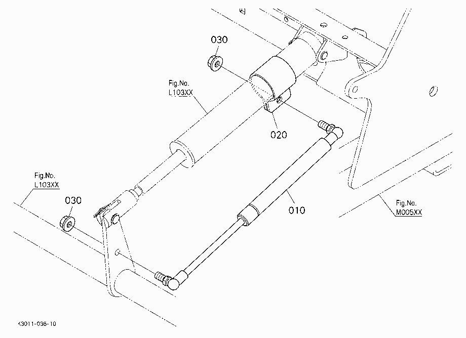 MOWER LIFT ASSIST KIT (W/G.No.ZG1337) [OPTION]
