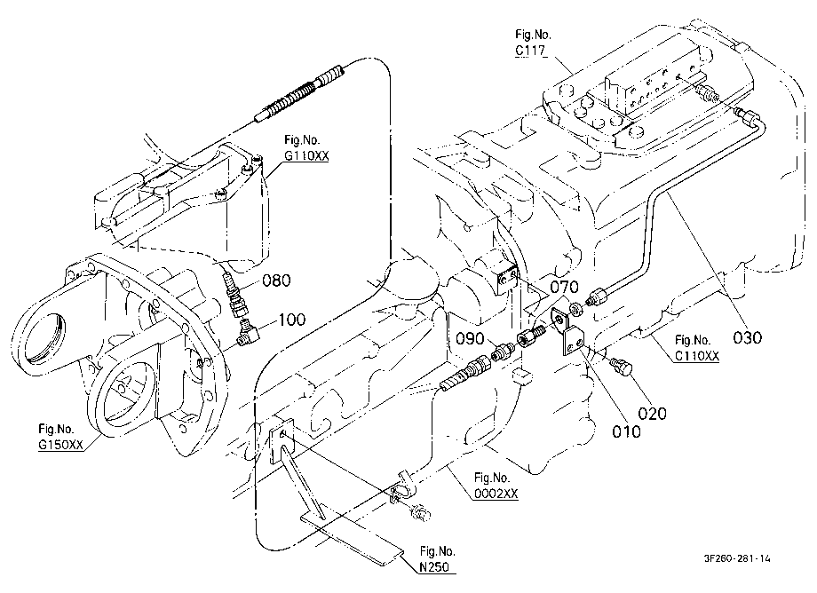 Hydraulic Oil Line (Front Differential)