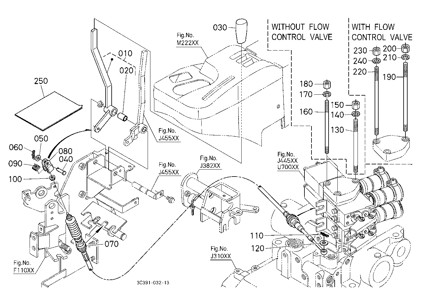 Auxiliary Control Valve Lever Kit (2Nd) [Option]