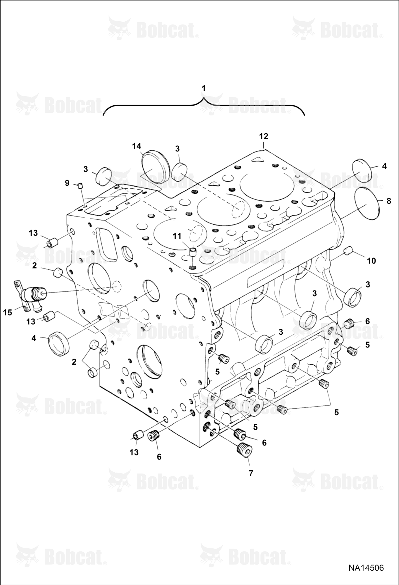 Crankcase (Engine S/N 4JC0001 & Above)