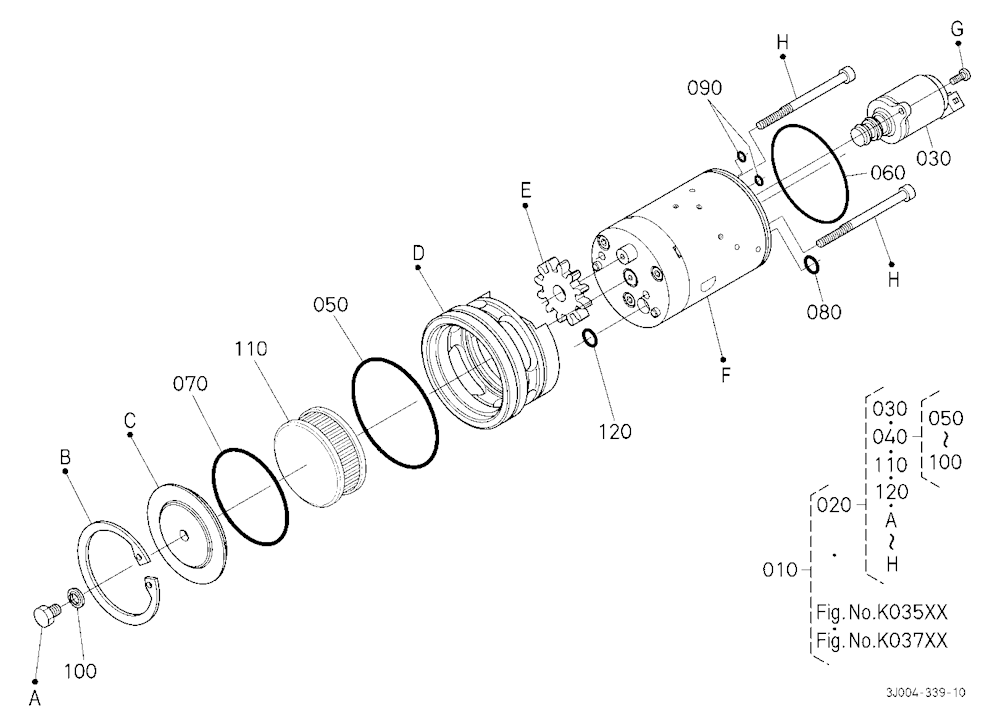 Pto Gear Case 2 (Pump) [Component Parts] [With Fro