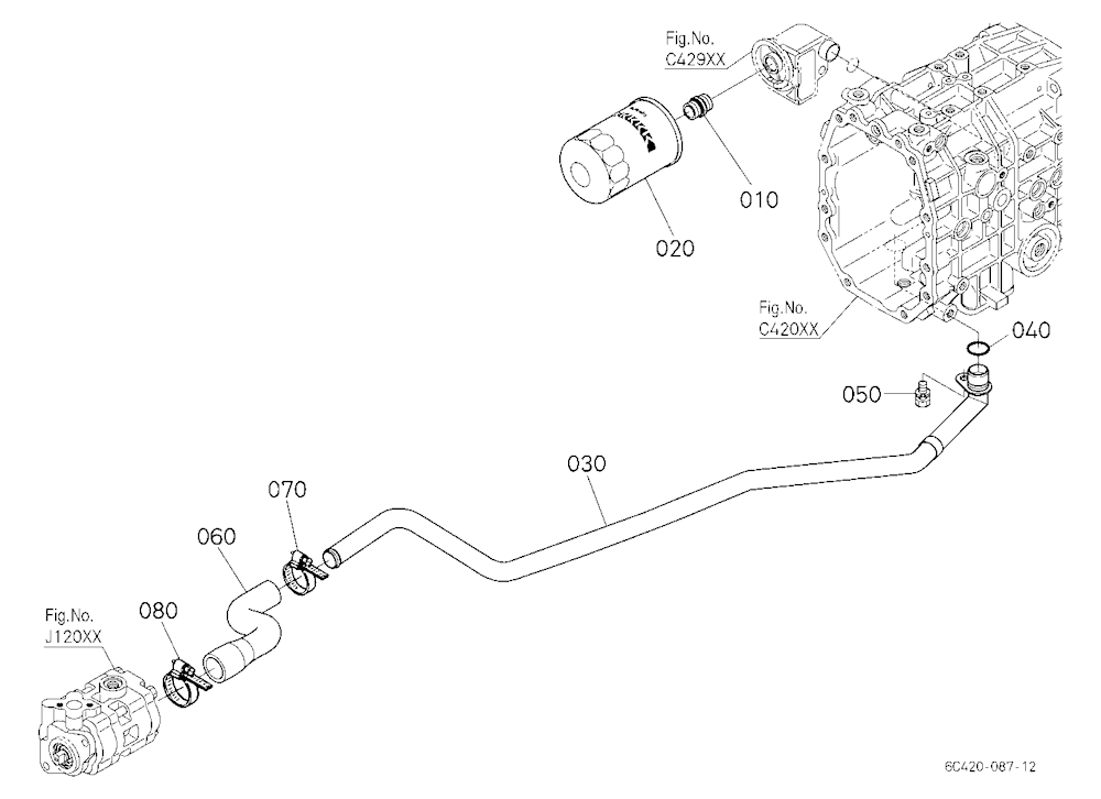 Hydraulic Oil Line (Suction)