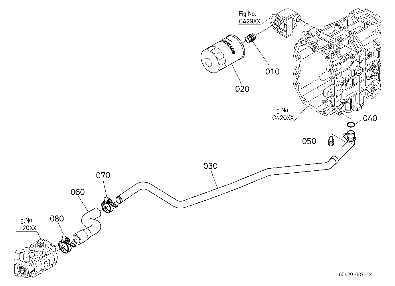 Hydraulic Oil Line (Suction)