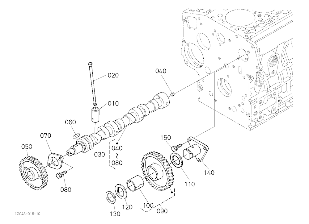 Camshaft And Idle Gear Shaft