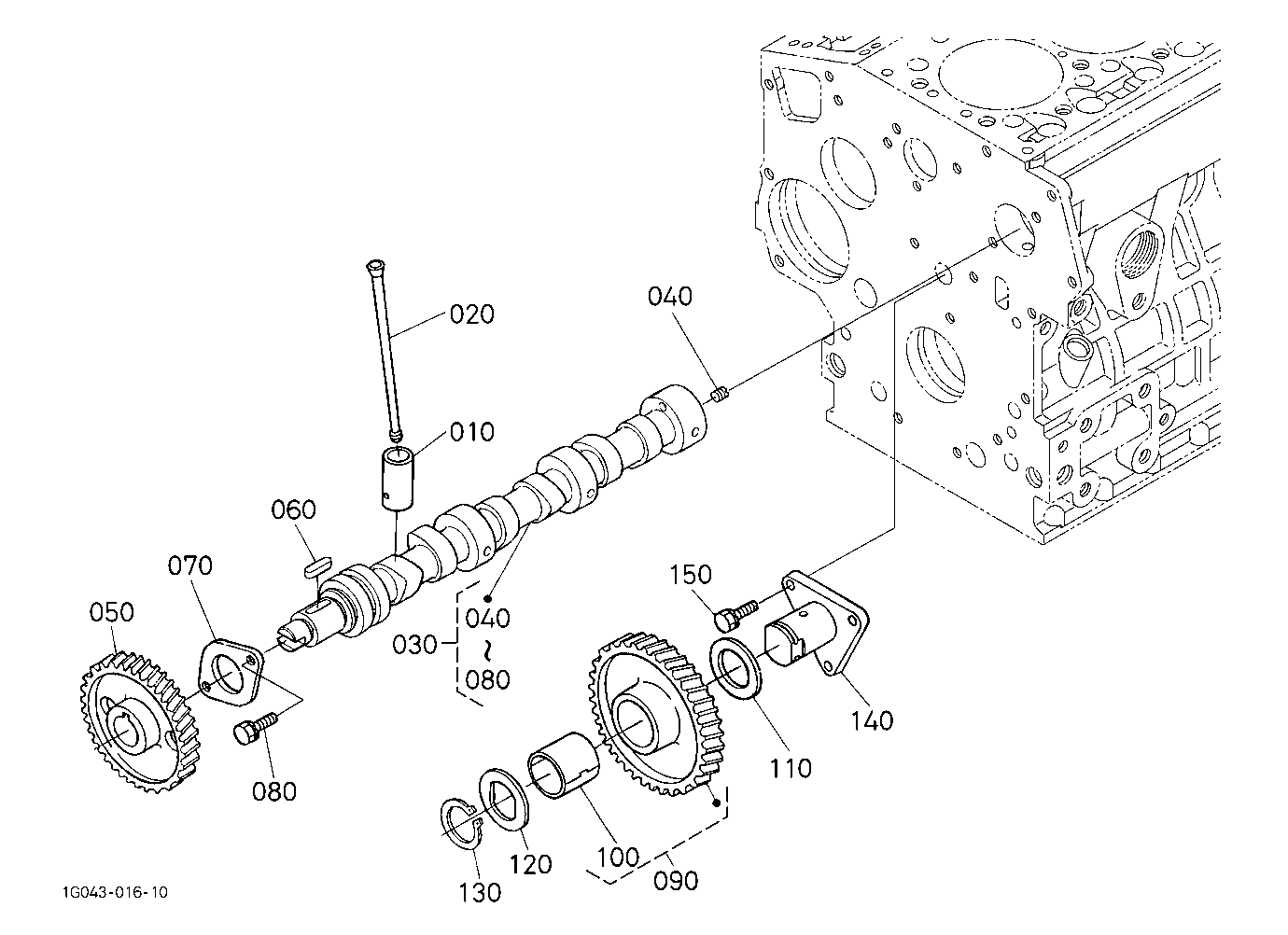 Camshaft And Idle Gear Shaft