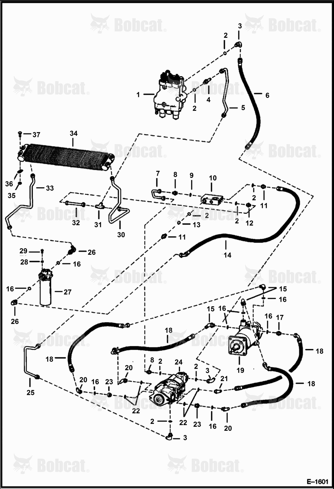 Hydrostatic Circuitry  502713061 & Above