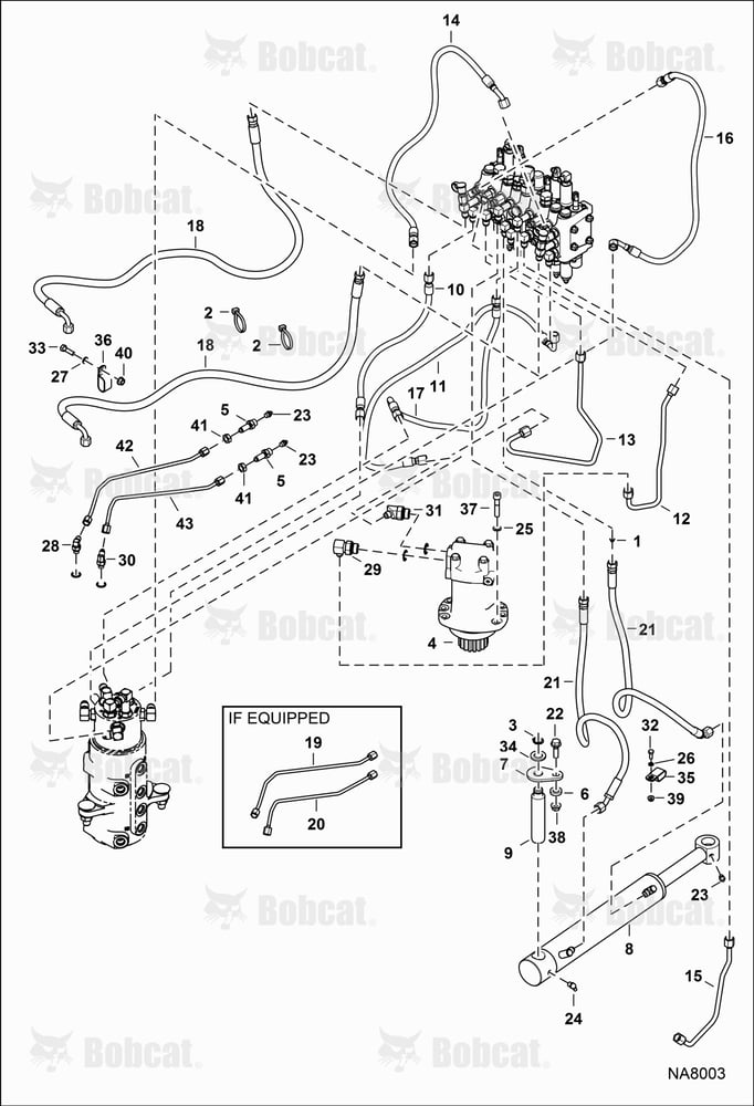 Hydraulic Circuitry (Upper) AB4711898 & Above