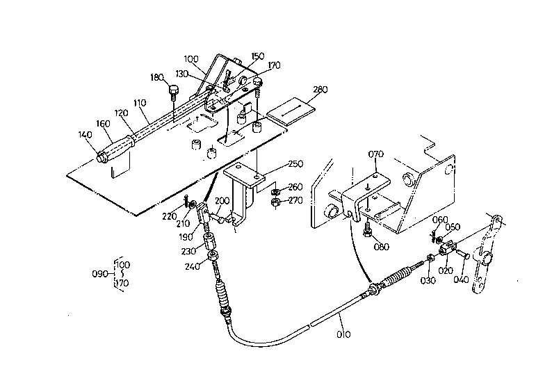 Pto Control Lever