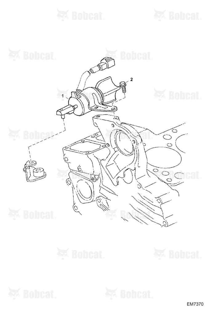 Stop Solenoid (Engine S/N 7U0001 - 4JB9999)