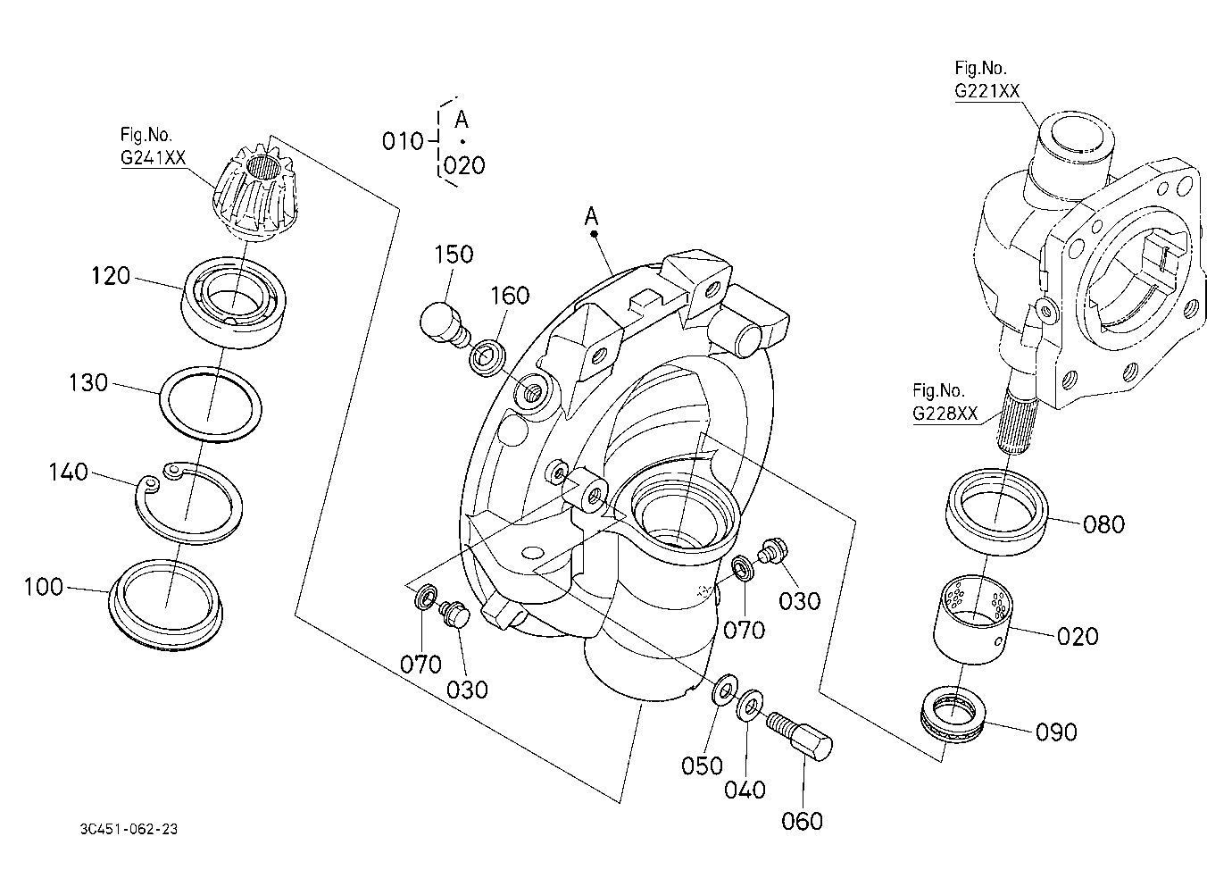 Front Axle Case Rh