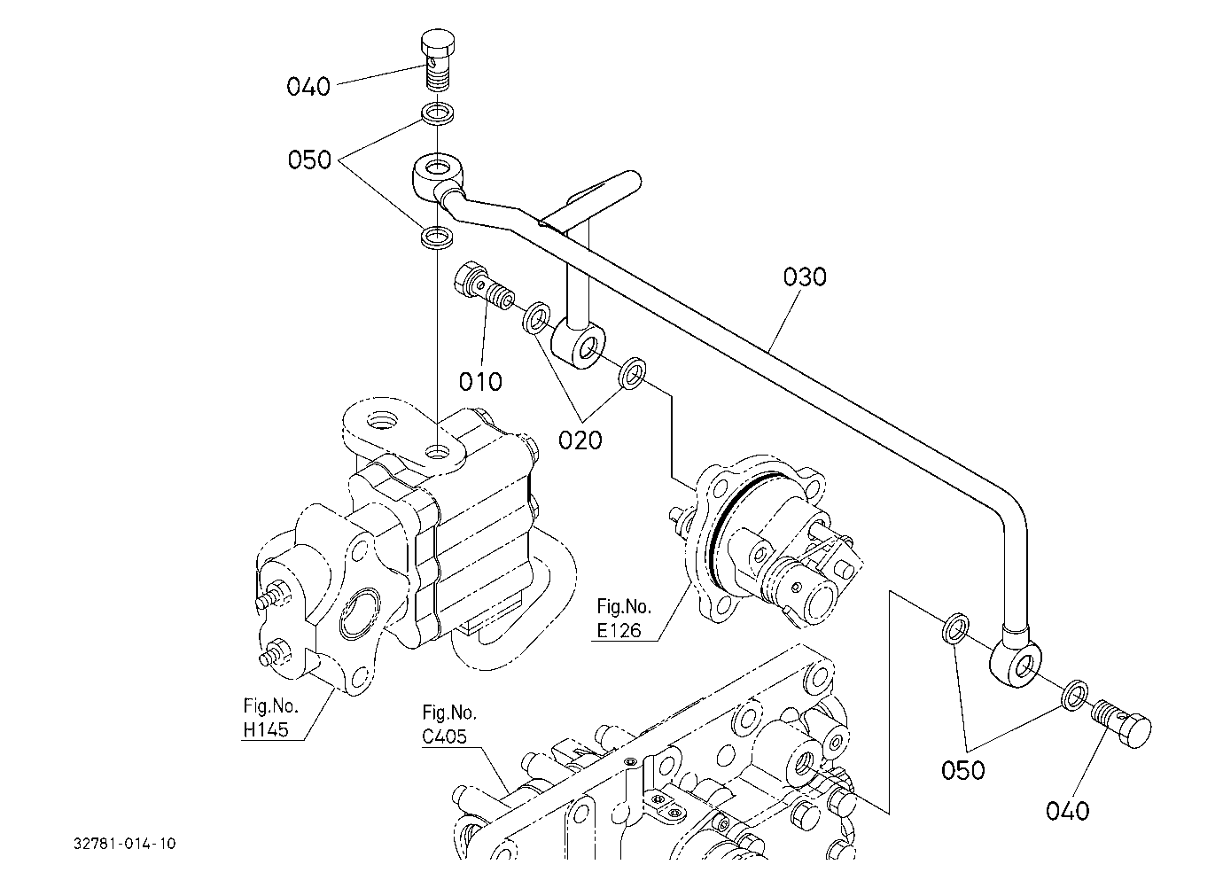 Pto Hydraulic Oil Line