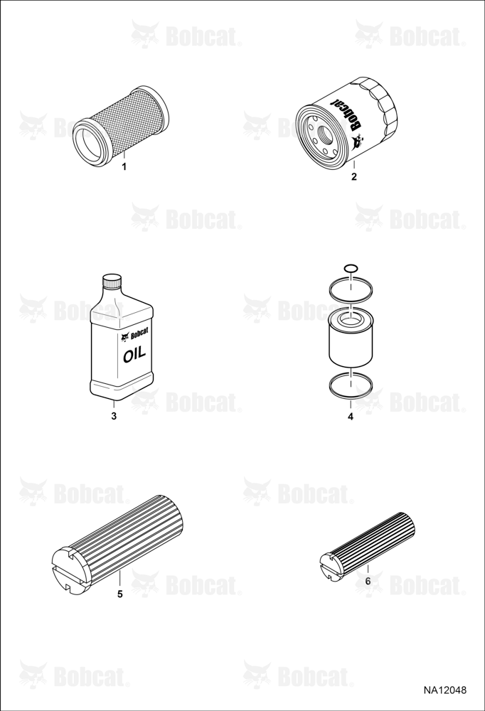 Scheduled Maintenance Items (Every 500 Hours)
