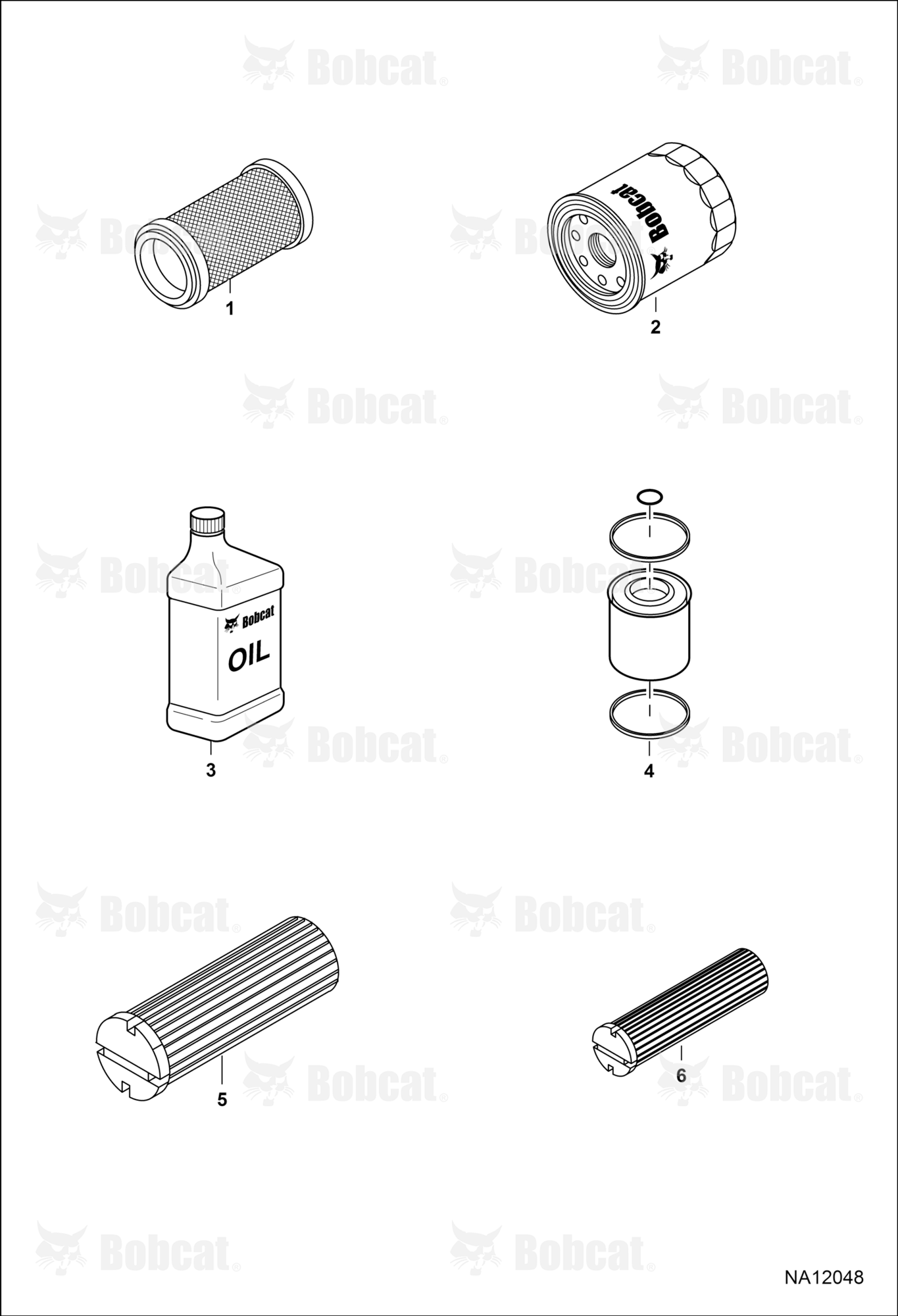 Scheduled Maintenance Items (Every 500 Hours)