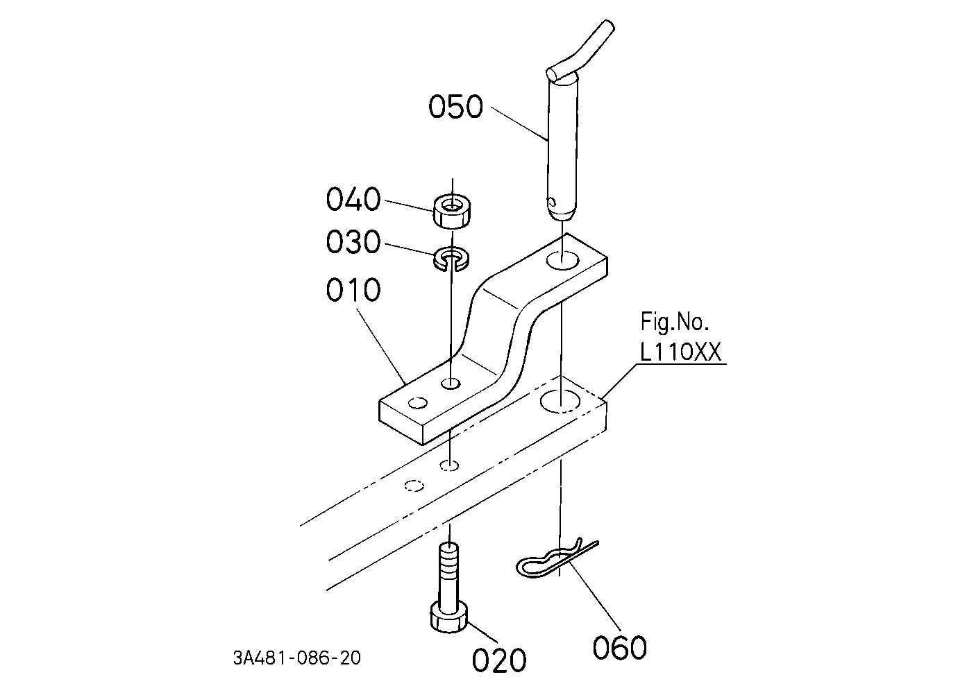 Flat Drawbar/Hitch [Option]