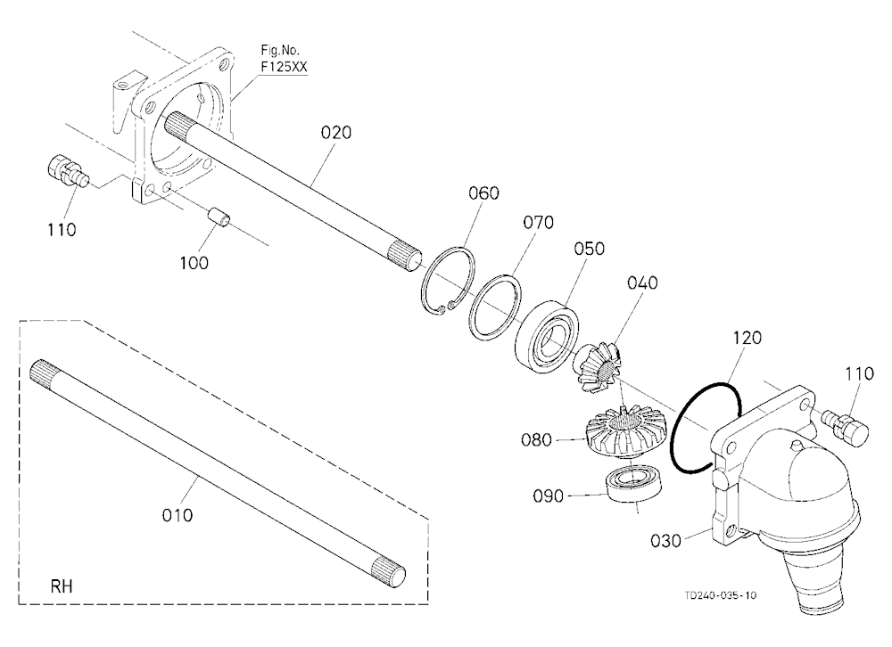 Bevel Gear Shaft