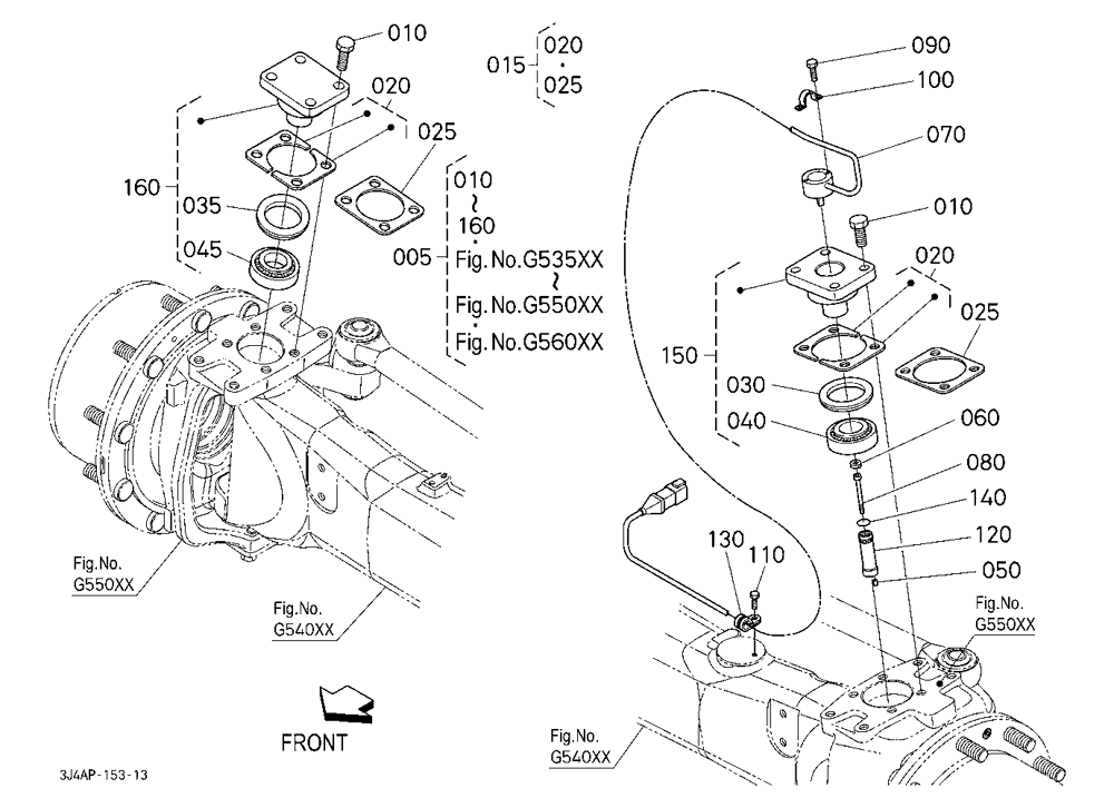 Front Axle (Wheel Turning Angle Sensor) [Component
