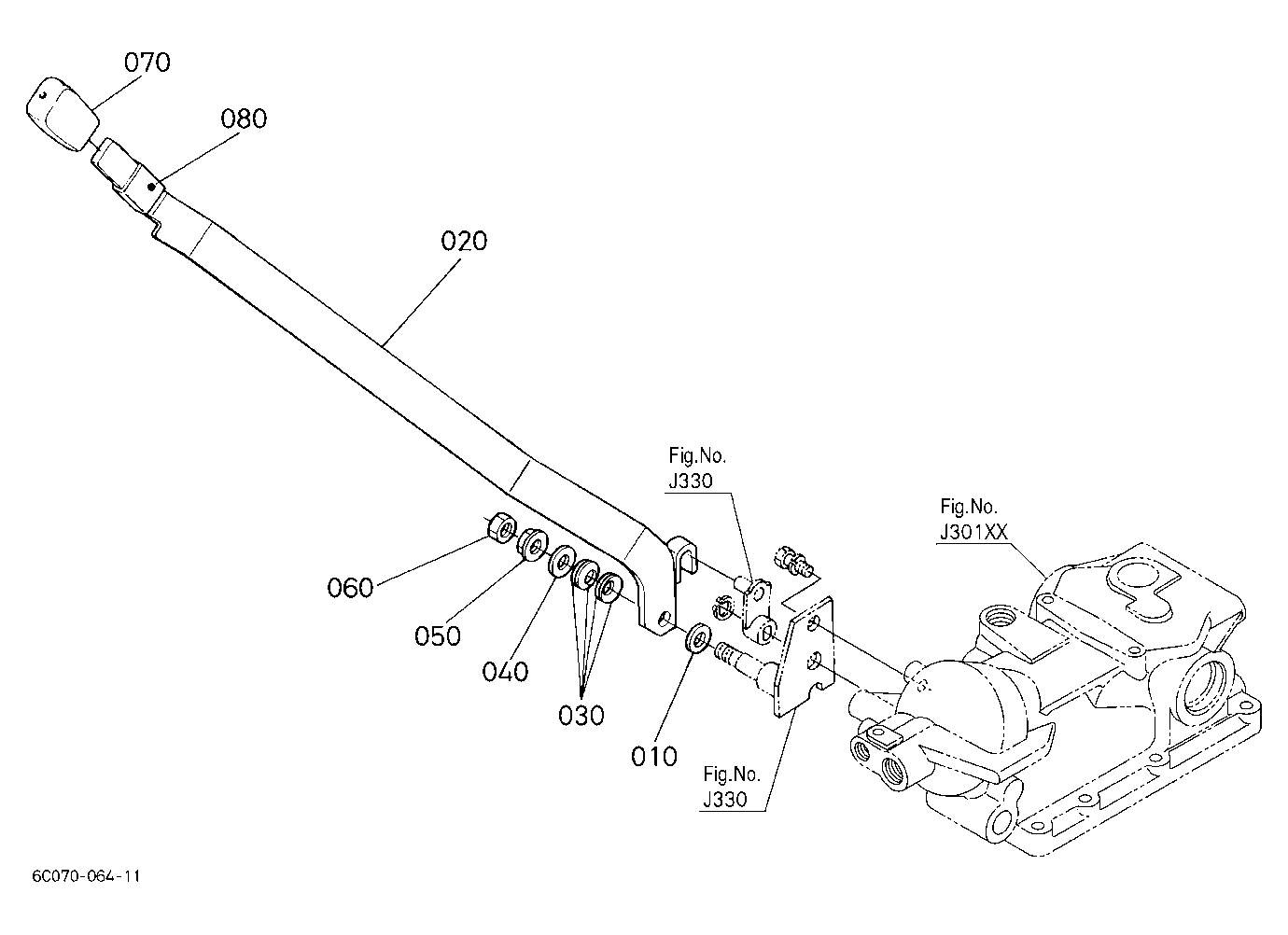 Hydraulic Control Lever