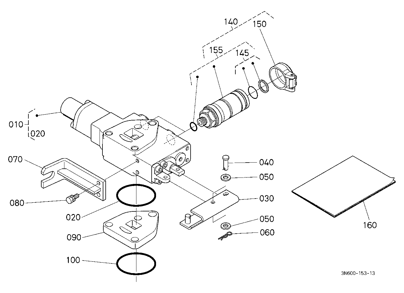 Auxiliary Control Valve Kit (Fd) (W/G No.M9669A) [